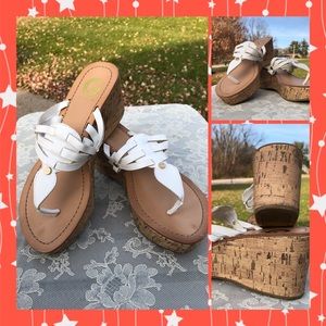 Guess Leather Wedges ! Great Condition! Size 7.5!